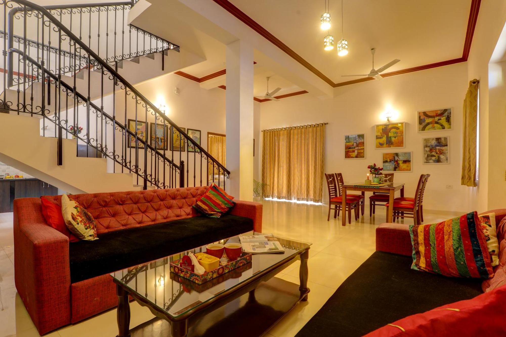 Jaqk Holidays - 9Bhk Villa For Big Groups, Private Pool-Wifi-Cartaker-Parking, North Goa Baga Luaran gambar