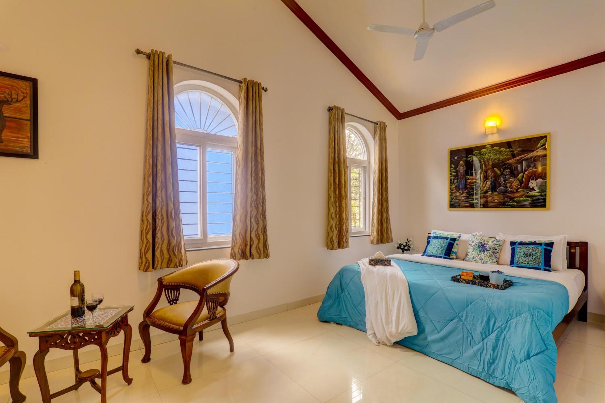 Jaqk Holidays - 9Bhk Villa For Big Groups, Private Pool-Wifi-Cartaker-Parking, North Goa Baga Luaran gambar